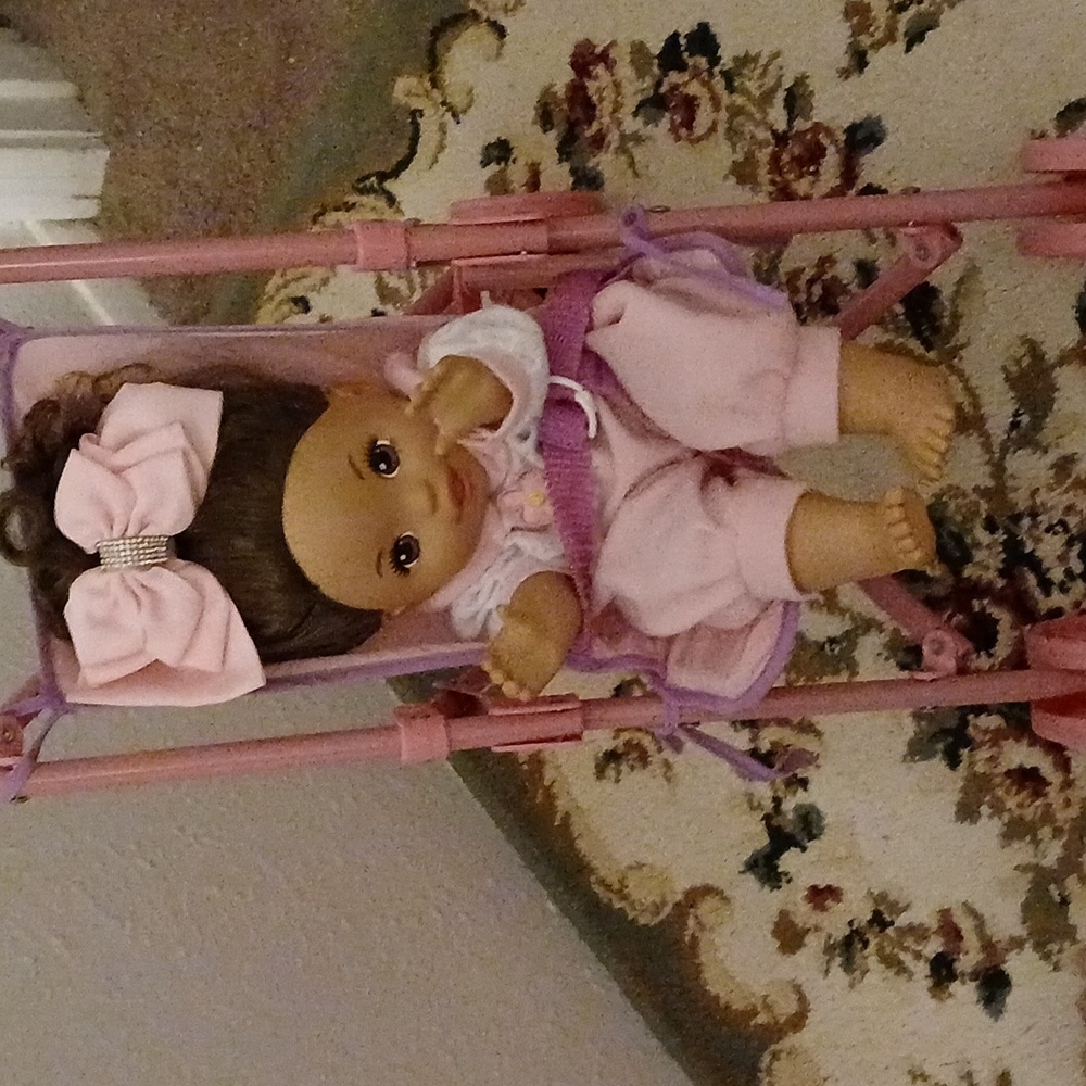 DOLL STROLLER WITH DOLL - Picture 2 of 3
